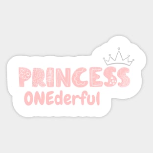 Princess ONEderful Sticker